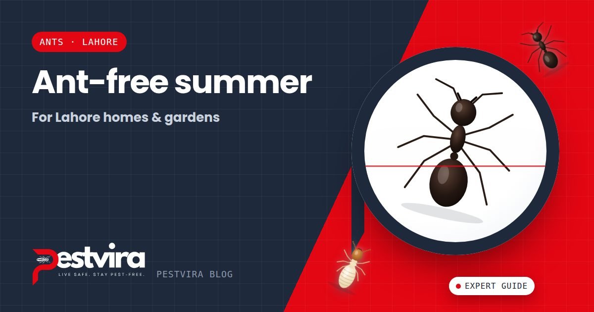 Ant-Free Summers — Keeping Lahore Homes & Gardens Ant-Free in the Heat
