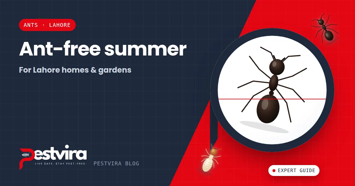 Ant-Free Summers — Keeping Lahore Homes & Gardens Ant-Free in the Heat