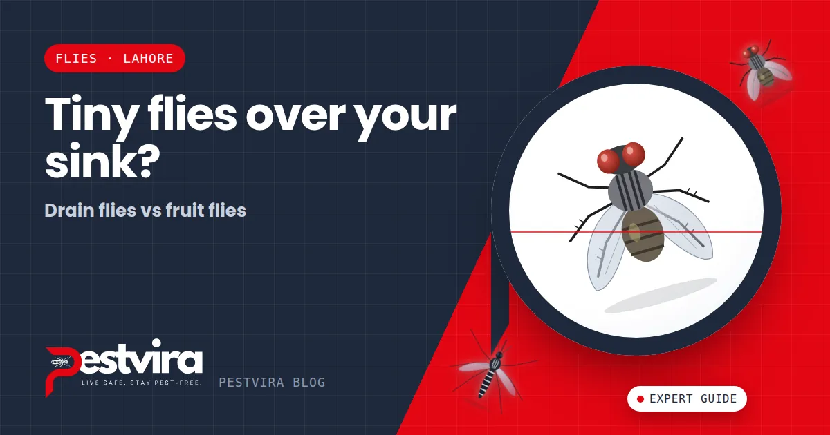 Drain Flies & Fruit Flies — How to Get Rid of Small Flies in Your Kitchen and Bathroom