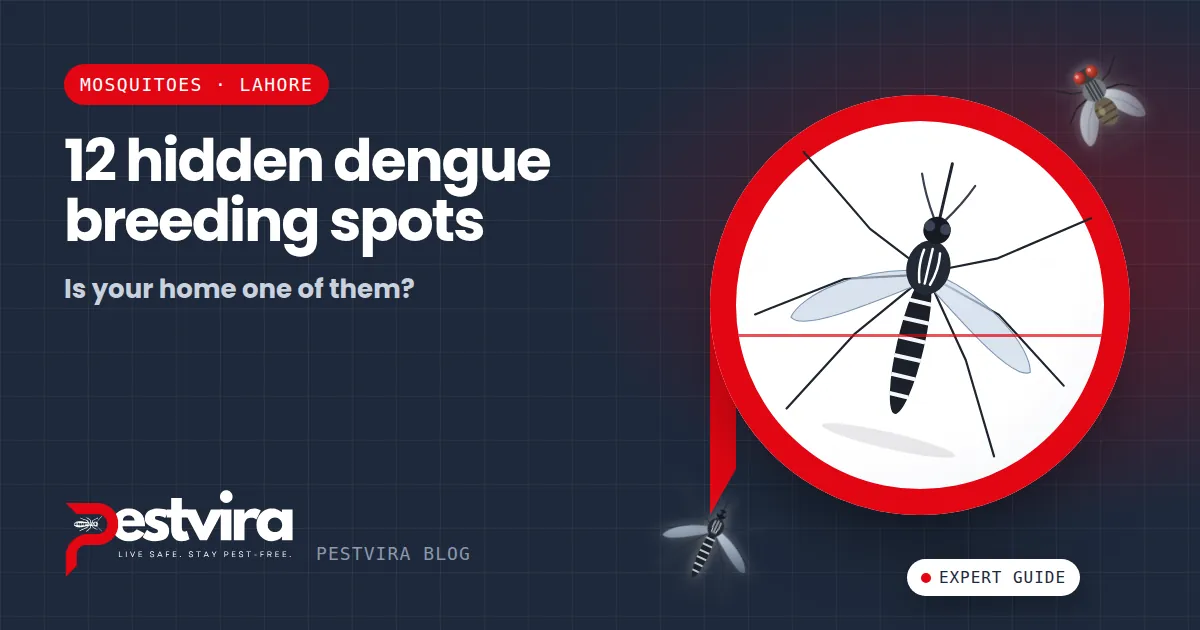 12 Hidden Dengue Mosquito Breeding Spots Lahore Families Miss