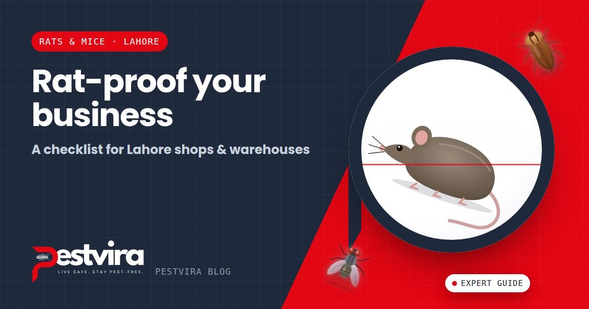 Rat-Proofing Your Lahore Shop, Warehouse or Restaurant — A Practical Checklist