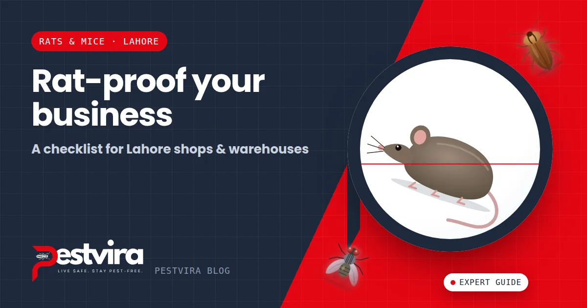 Rat-Proofing Your Lahore Shop, Warehouse or Restaurant — A Practical Checklist