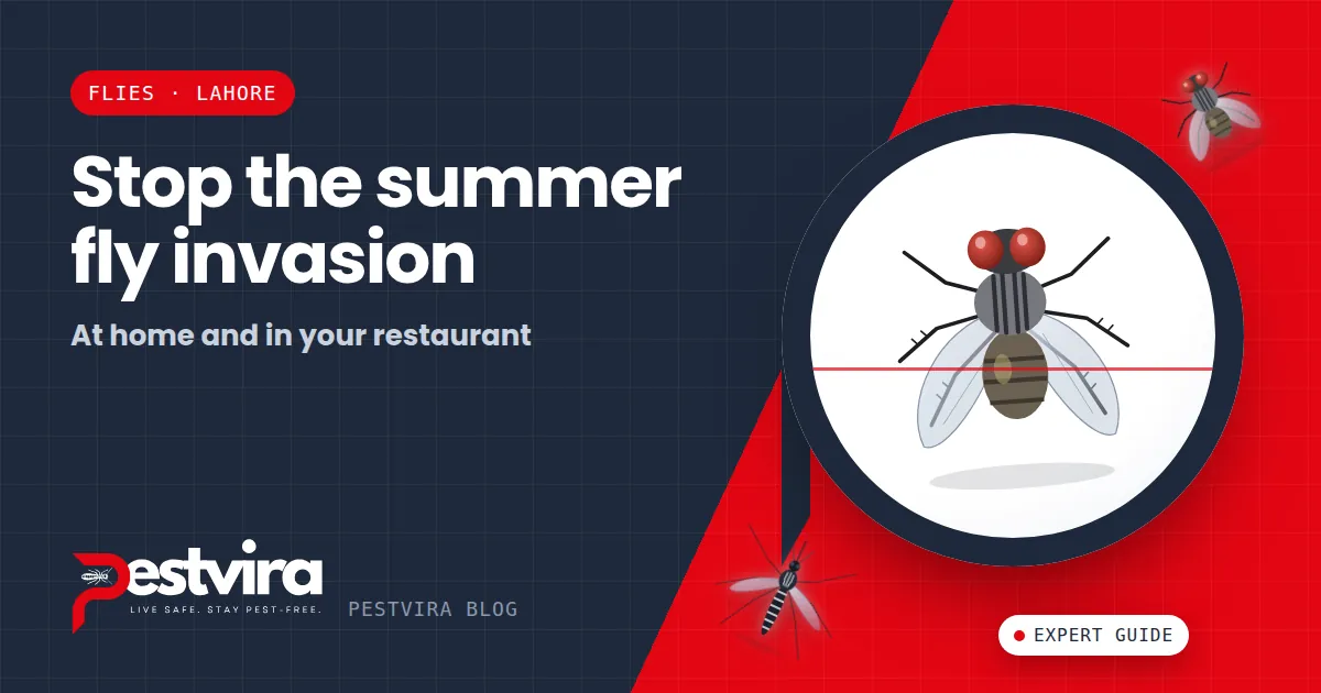 Summer Fly Invasion in Lahore — Health Risks and How to Stop Houseflies